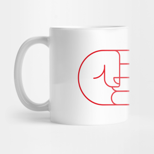 Fist Bump Mug - Fist Pump by Chairboy